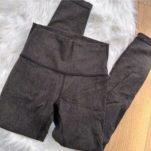 Lululemon Green Patterned Cropped Leggings